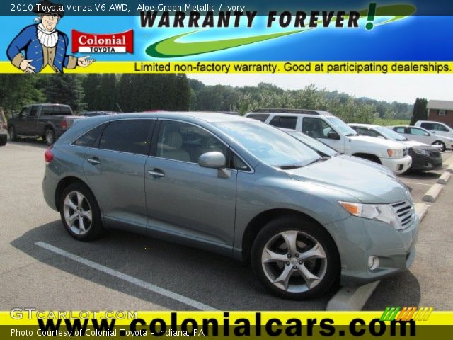 2010 Toyota Venza V6 AWD in Aloe Green Metallic