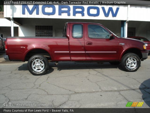 1997 Ford F150 XLT Extended Cab 4x4 in Dark Toreador Red Metallic