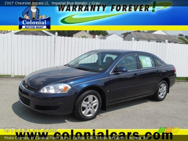 2007 Chevrolet Impala LS in Imperial Blue Metallic