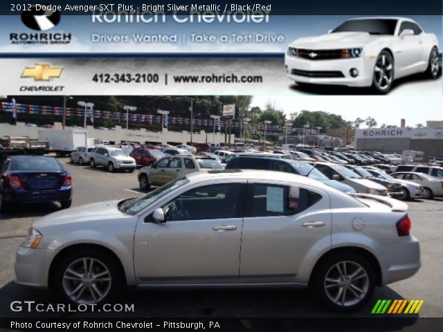 2012 Dodge Avenger SXT Plus in Bright Silver Metallic