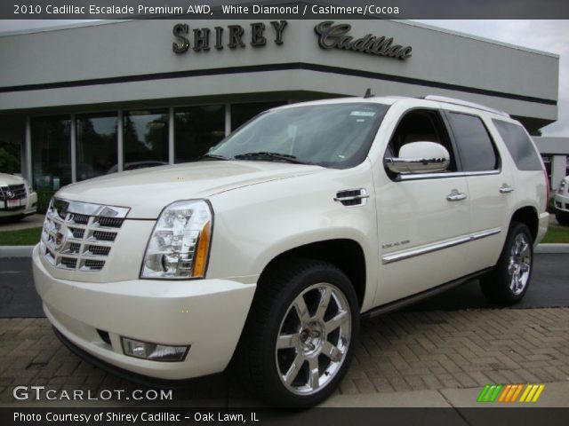 2010 Cadillac Escalade Premium AWD in White Diamond
