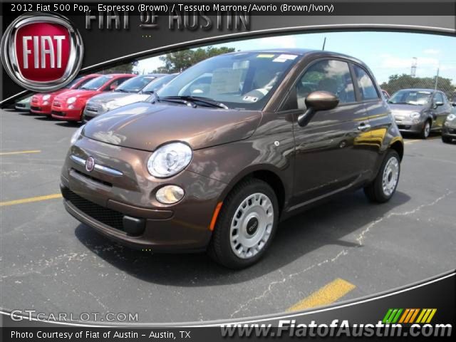 2012 Fiat 500 Pop in Espresso (Brown)