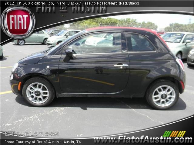 2012 Fiat 500 c cabrio Pop in Nero (Black)