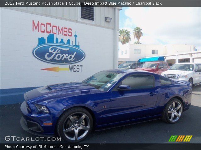 2013 Ford Mustang Roush Stage 1 Coupe in Deep Impact Blue Metallic