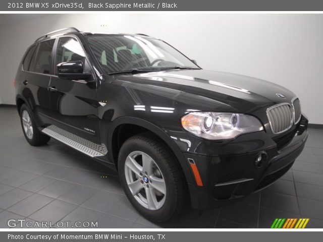 2012 BMW X5 xDrive35d in Black Sapphire Metallic