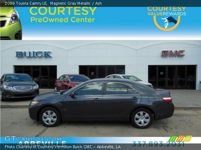 2009 Toyota Camry LE in Magnetic Gray Metallic