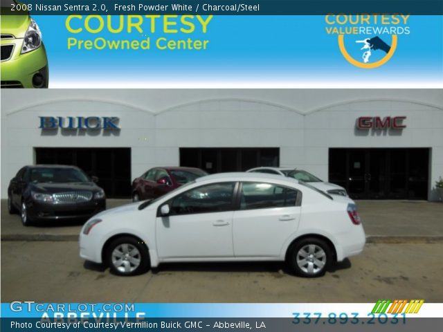 2008 Nissan Sentra 2.0 in Fresh Powder White