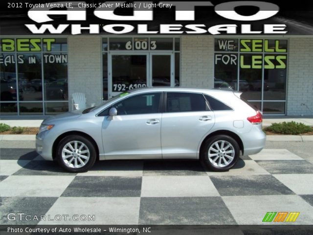 2012 Toyota Venza LE in Classic Silver Metallic
