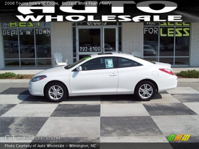 2008 Toyota Solara SE Coupe in Blizzard White Pearl