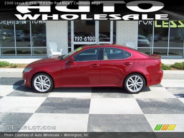 2006 Lexus IS 350 in Matador Red Mica