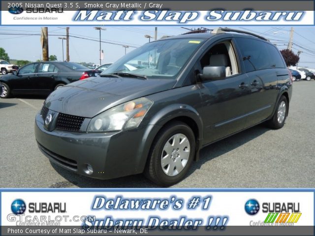 2005 Nissan Quest 3.5 S in Smoke Gray Metallic