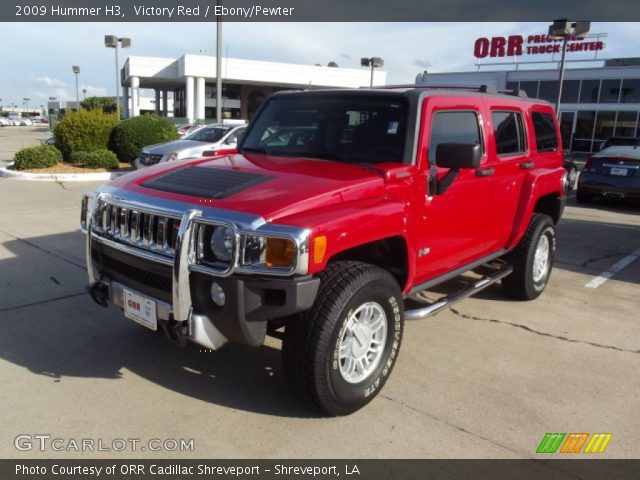 2009 Hummer H3  in Victory Red