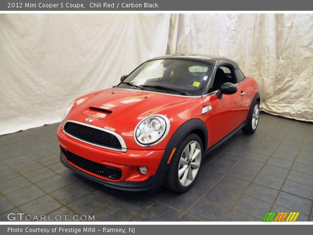 2012 Mini Cooper S Coupe in Chili Red