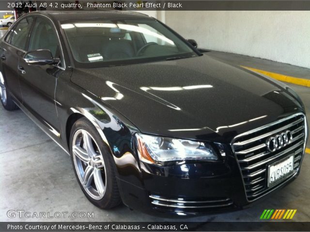 2012 Audi A8 4.2 quattro in Phantom Black Pearl Effect