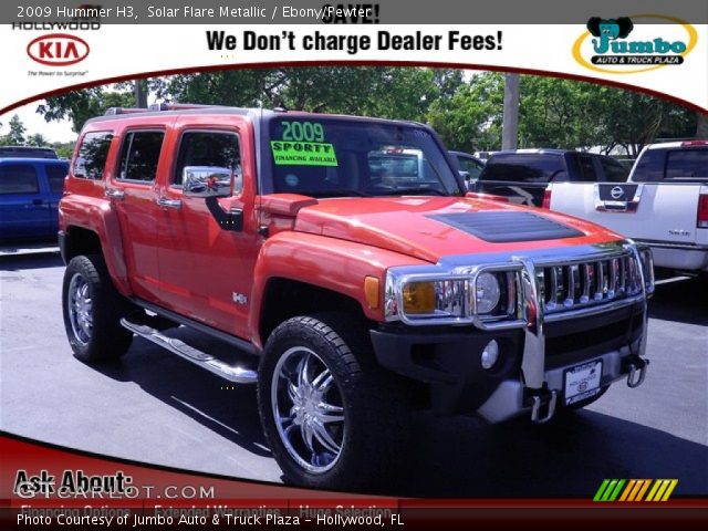 2009 Hummer H3  in Solar Flare Metallic