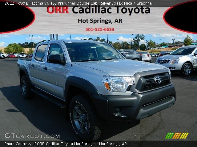 2012 Toyota Tacoma V6 TSS Prerunner Double Cab in Silver Streak Mica