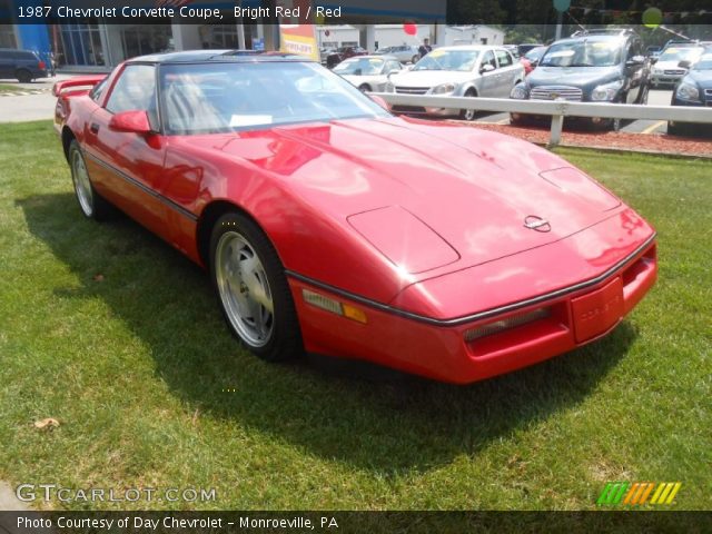 1987 Chevrolet Corvette Coupe in Bright Red