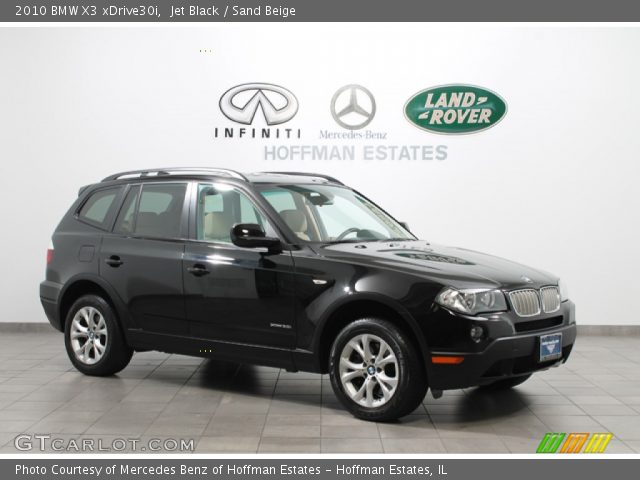 2010 BMW X3 xDrive30i in Jet Black