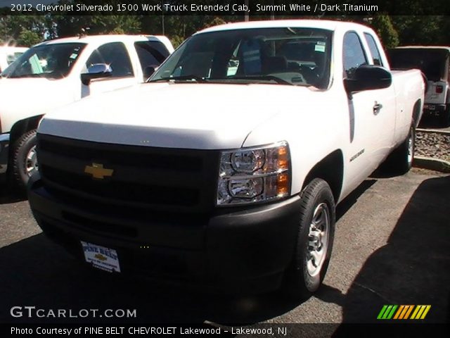 2012 Chevrolet Silverado 1500 Work Truck Extended Cab in Summit White