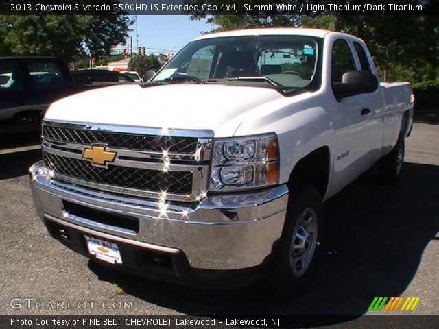 2013 Chevrolet Silverado 2500HD LS Extended Cab 4x4 in Summit White