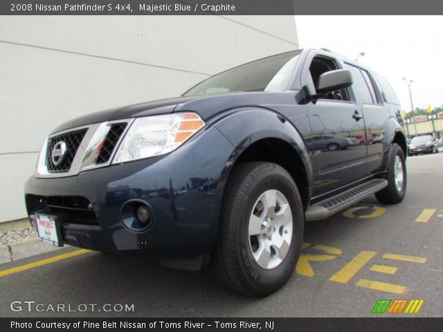 2008 Nissan Pathfinder S 4x4 in Majestic Blue