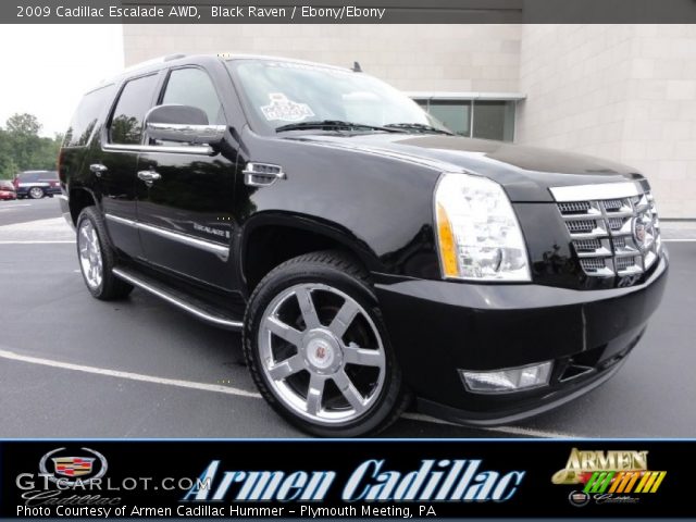 2009 Cadillac Escalade AWD in Black Raven