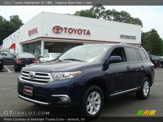 2011 Toyota Highlander SE 4WD in Nautical Blue Pearl