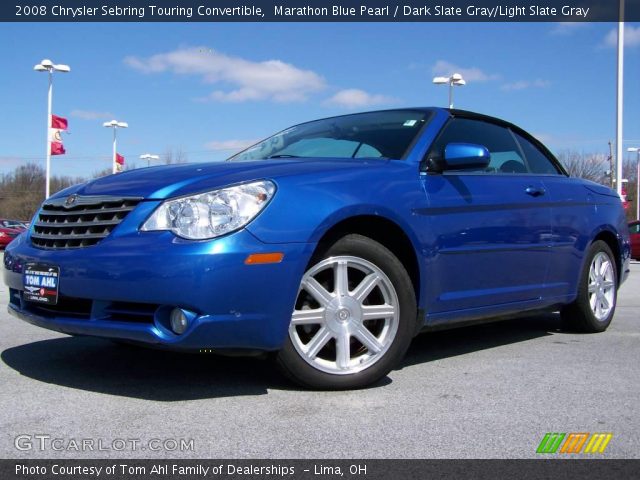 2008 Chrysler Sebring Touring Convertible in Marathon Blue Pearl