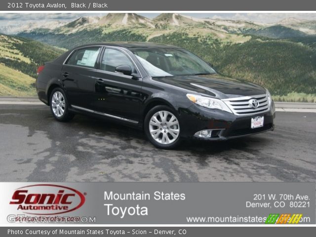 2012 Toyota Avalon  in Black