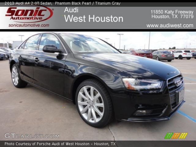 2013 Audi A4 2.0T Sedan in Phantom Black Pearl