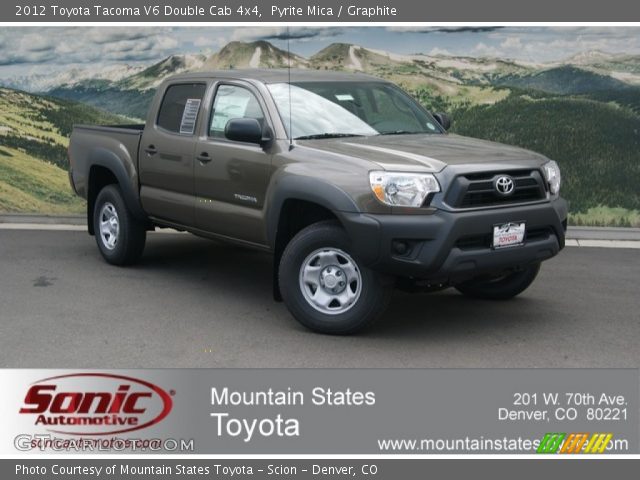 2012 Toyota Tacoma V6 Double Cab 4x4 in Pyrite Mica