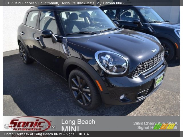 2012 Mini Cooper S Countryman in Absolute Black Metallic