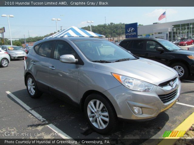 2010 Hyundai Tucson Limited AWD in Graphite Gray