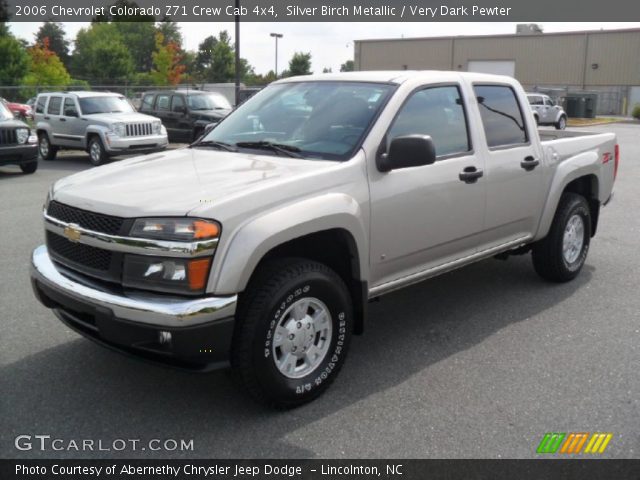 2006 Chevrolet Colorado Z71 Crew Cab 4x4 in Silver Birch Metallic