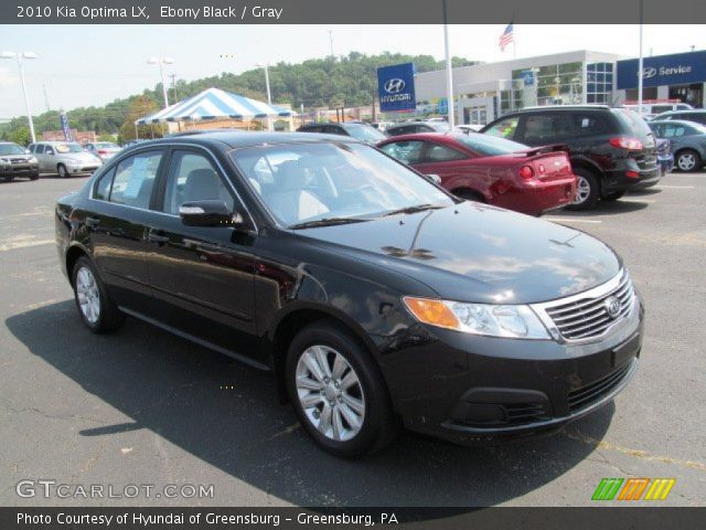 2010 Kia Optima LX in Ebony Black