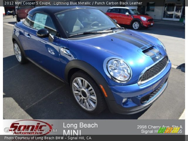 2012 Mini Cooper S Coupe in Lightning Blue Metallic