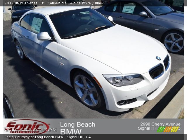 2012 BMW 3 Series 335i Convertible in Alpine White