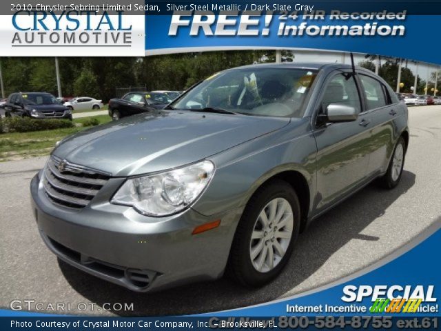 2010 Chrysler Sebring Limited Sedan in Silver Steel Metallic