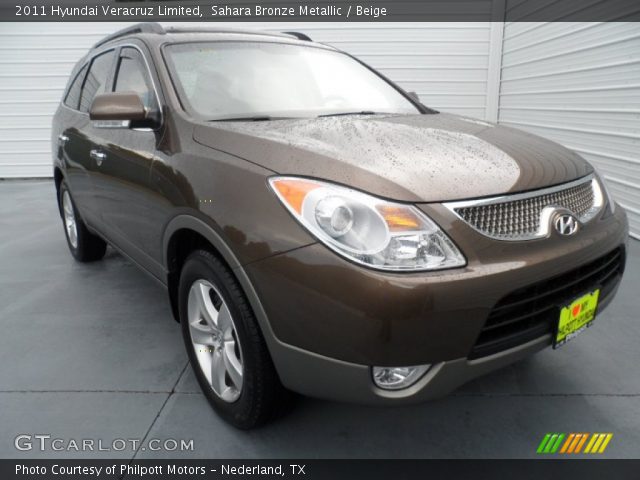 2011 Hyundai Veracruz Limited in Sahara Bronze Metallic