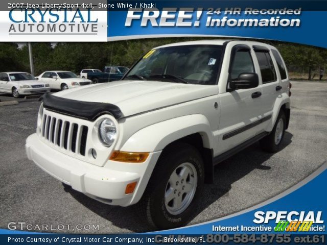 2007 White jeep liberty for sale #3