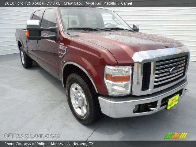 2010 Ford F250 Super Duty XLT Crew Cab in Royal Red Metallic
