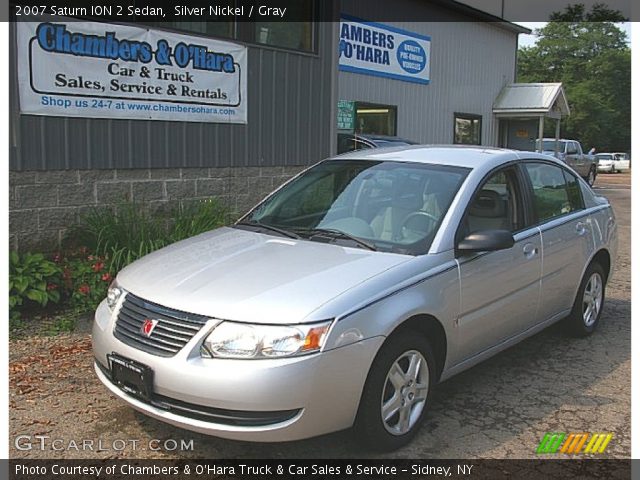 2007 Saturn ION 2 Sedan in Silver Nickel