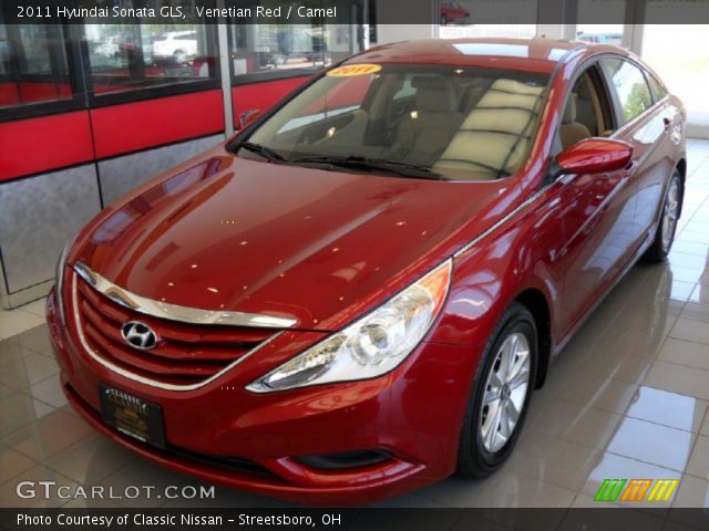 2011 Hyundai Sonata GLS in Venetian Red