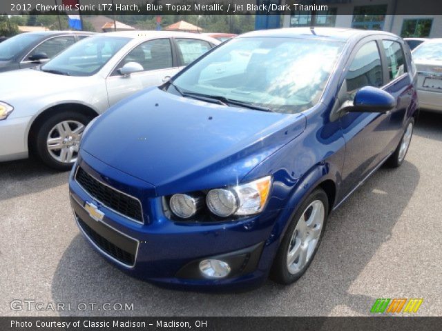 2012 Chevrolet Sonic LTZ Hatch in Blue Topaz Metallic