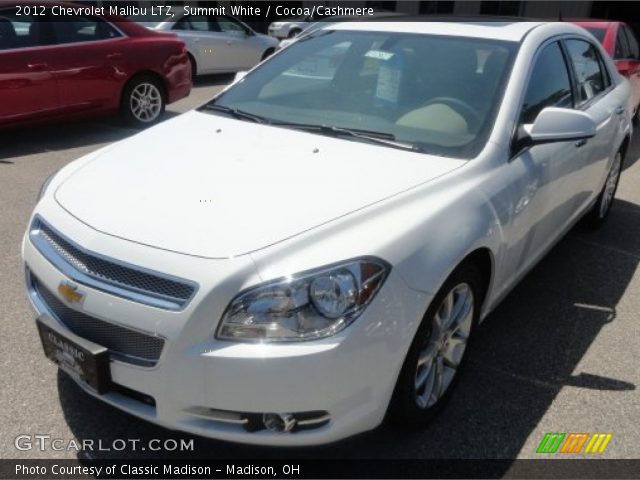 2012 Chevrolet Malibu LTZ in Summit White