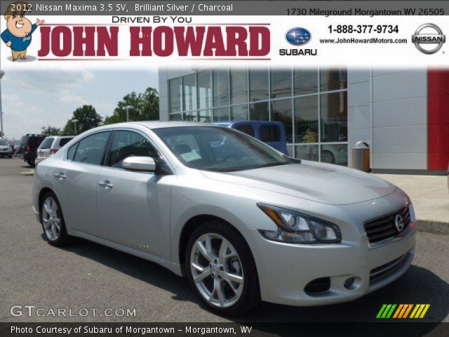 2012 Nissan Maxima 3.5 SV in Brilliant Silver