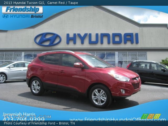 2013 Hyundai Tucson GLS in Garnet Red