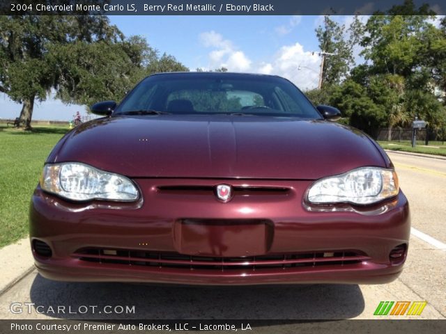 2004 Chevrolet Monte Carlo LS in Berry Red Metallic