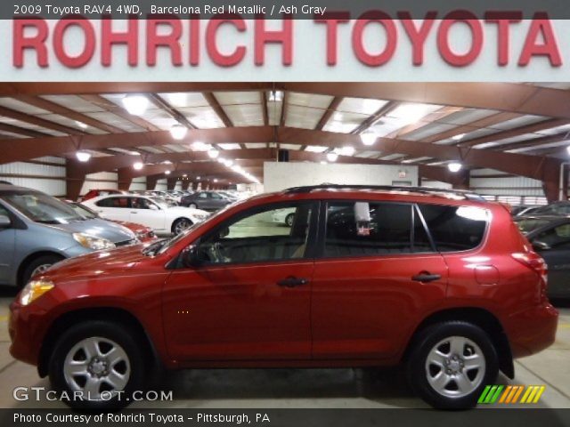 2009 Toyota RAV4 4WD in Barcelona Red Metallic