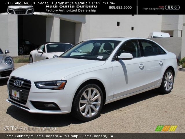 2013 Audi A4 2.0T Sedan in Glacier White Metallic